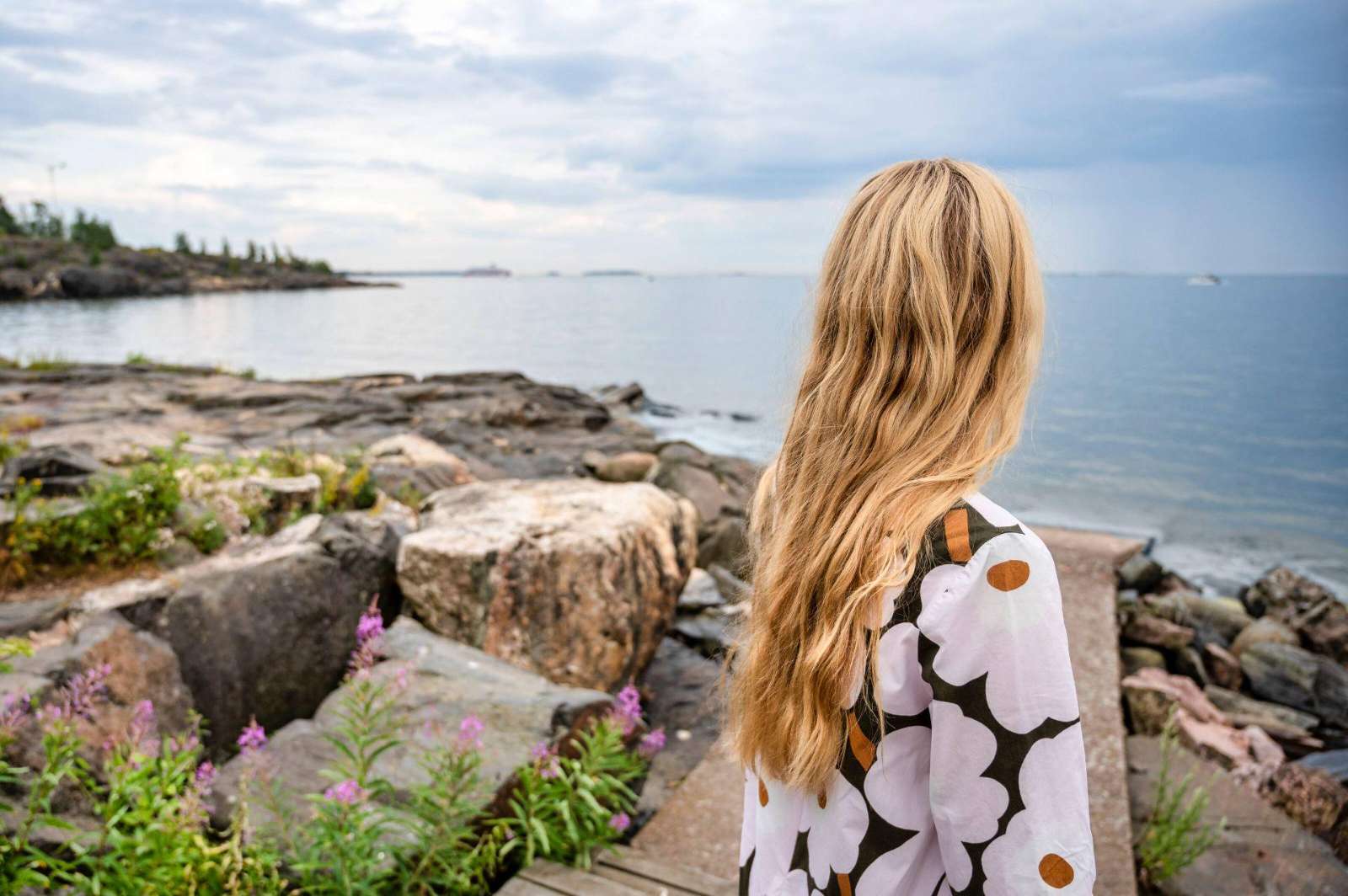 The sea and coastline at Helsinki