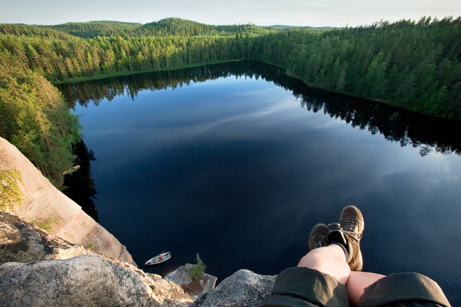Finnish Lakeland, private saunas and mirror-still lakes