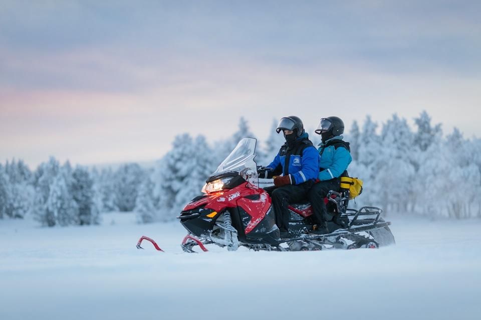 Snowmobile and reindeer sledding safaris
