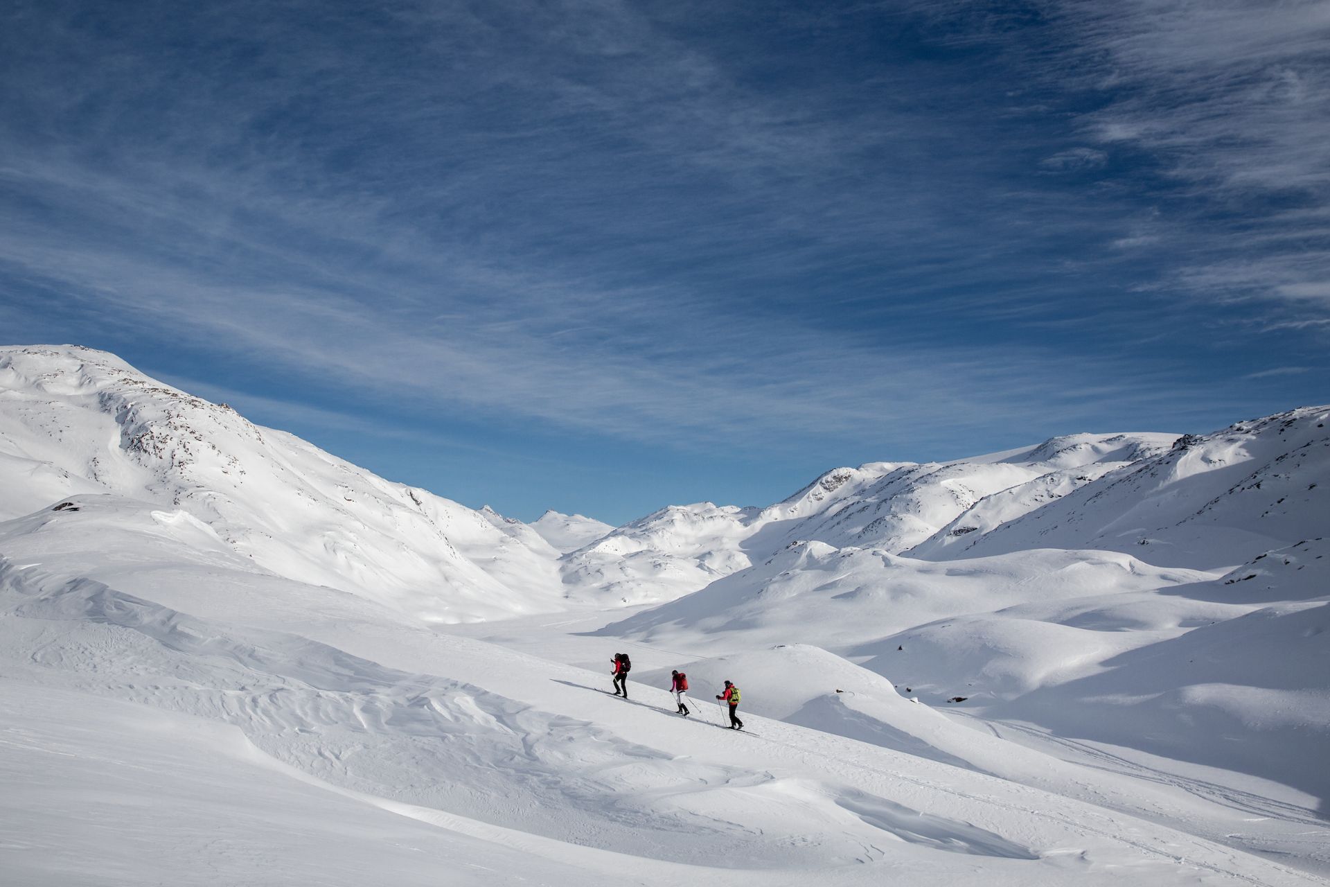 Ski touring and fjord travel