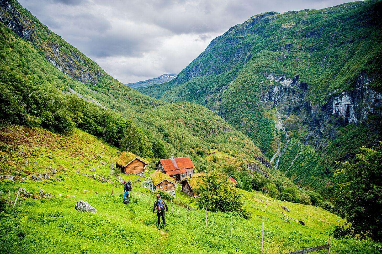 The Avdalen valley in western Norway