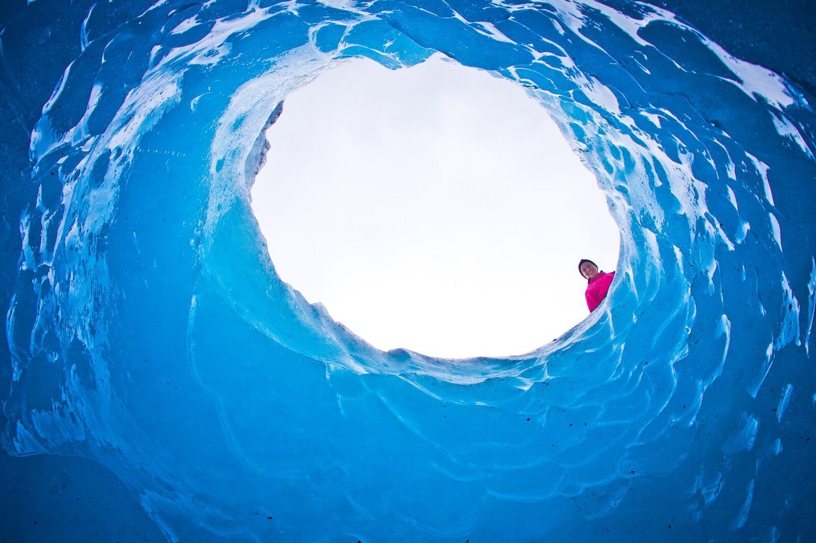 On the Bødalsbreen glacier at Loen, Norway