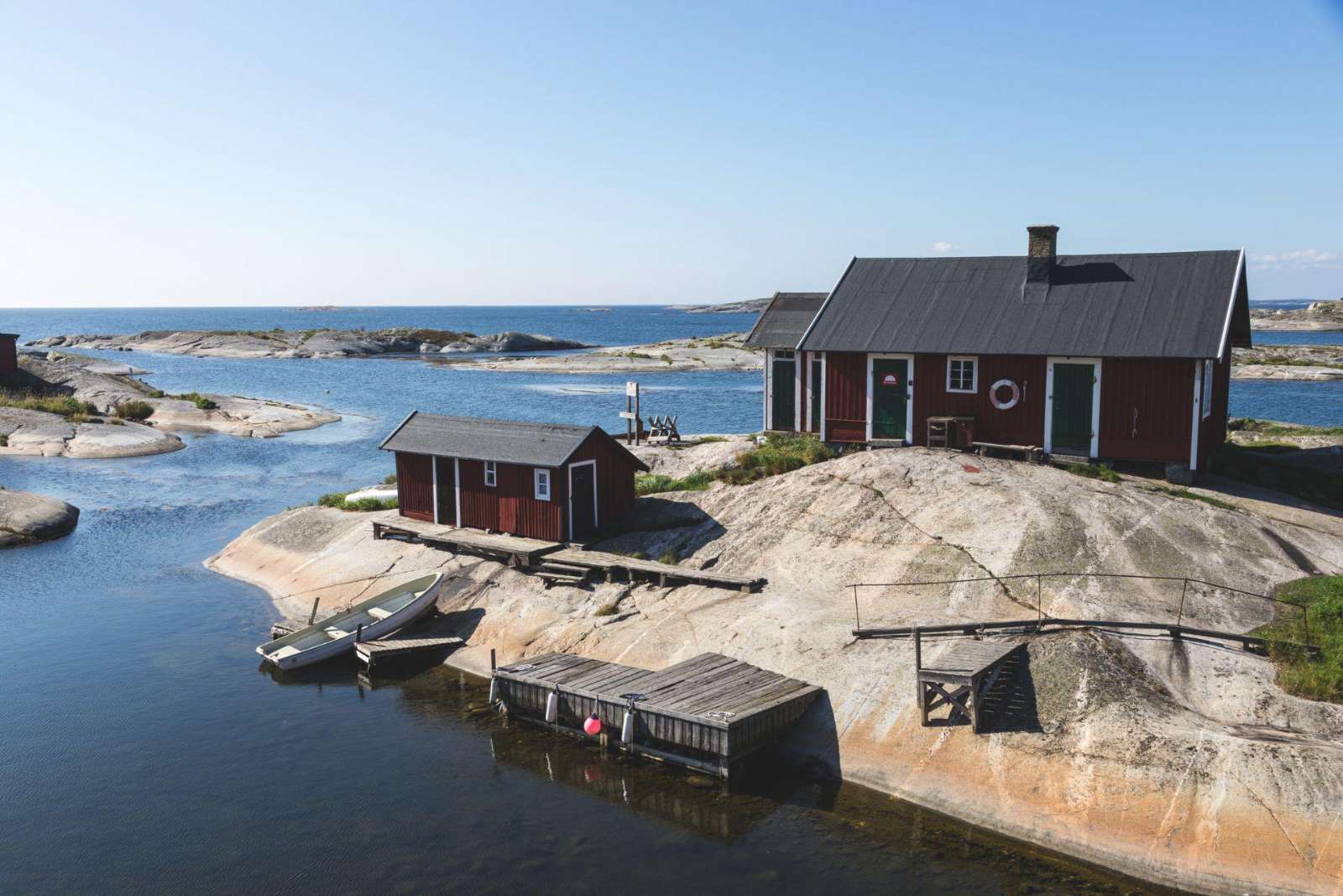 The Swedish archipelago from the water
