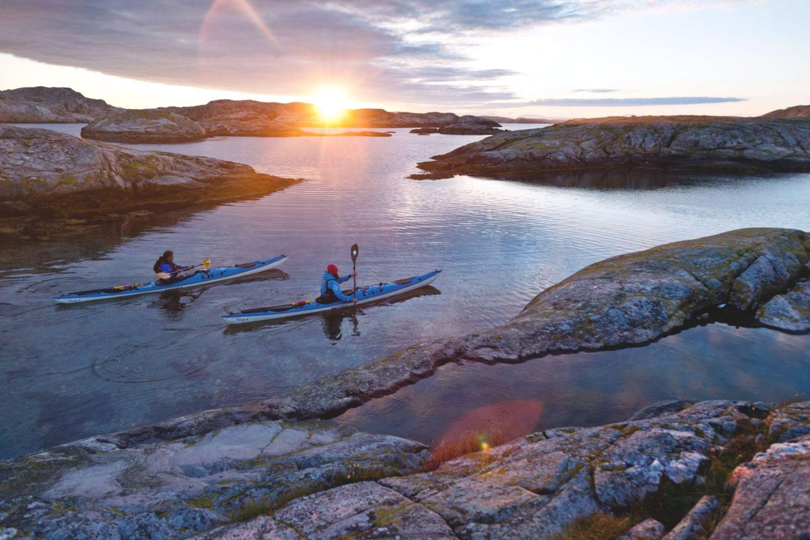 Oysters, kayaks and cold water